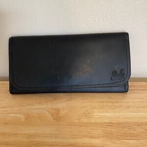 Sseko Black Leather Wallet